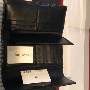 Brahmin tri fold wallet